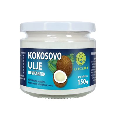Kokosovo ulje devicansko 150g lucar