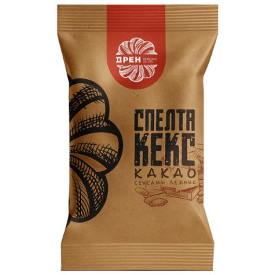 KEKS SPELTA KAKAO I SECKANI LEŠNIK DREN 150G