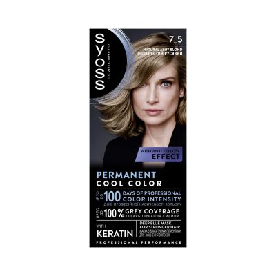 Syoss boja za kosu 7-5 prirodno pepaljasto plava