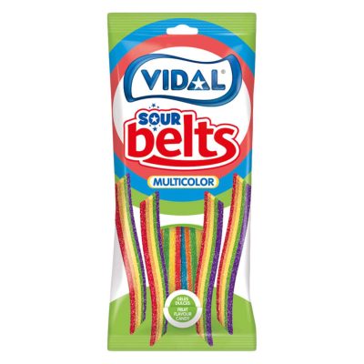 VIDAL GUM.BOMB.SOUR RAINBOW BELT 90G