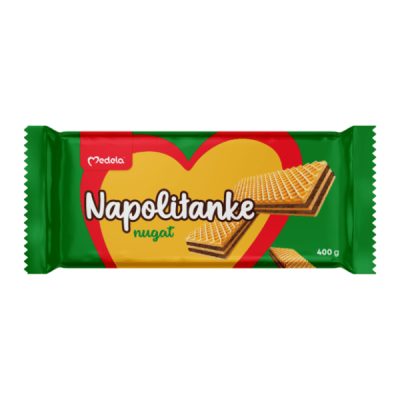 NAPOLITANKE NUGAT WAFFER 400G