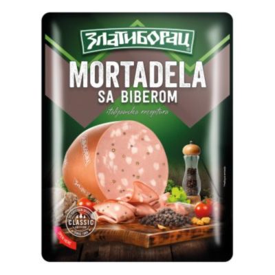 MORTADELA SA BIBEROM SLAJS ZLATIBORAC 125G