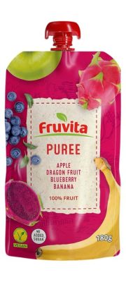 Puree App Dra Fr Blue Ban 180 g Fruv