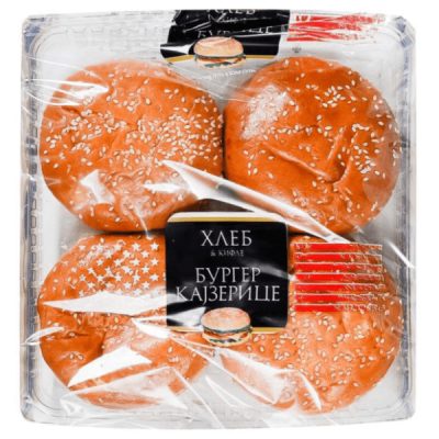 BURGER KAJZERICE(4X80G)"ISHRANA"