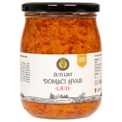 AJVAR DOMAĆI LJUTI 550G ŽUTI LIST