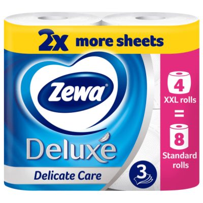 TP DELUXE DELICAT CARE XXL 4/1 ZEWA