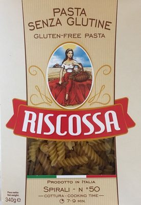 TESTENINA BEZ GLUTENA SPIRALI RISCOSSA 340G