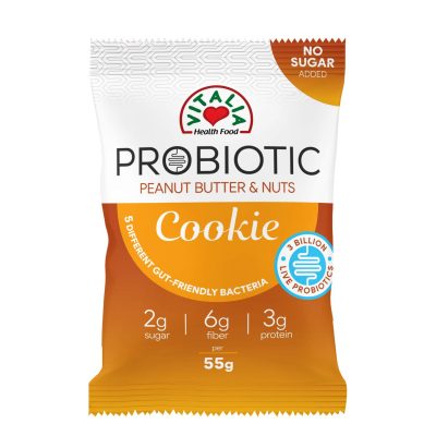 KEKS PROBIOTIC DARK CHOCO&HAZELNUT VITALIA 55G