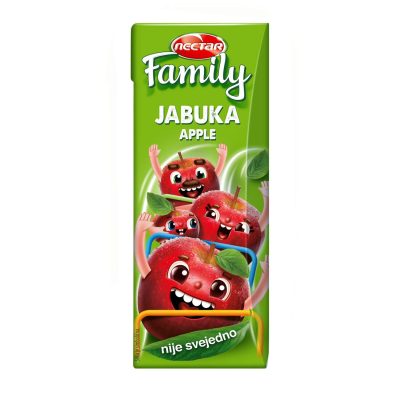 VOĆNI NEKTAR NECTAR FAMILY JABUKA 0,2L BRIK
