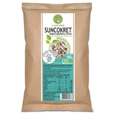 Suncokret Jezgro Organsk 100 g Lučar