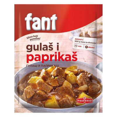 ZAČIN ZA GULAŠ I PAPRIKAŠ FANT 65G