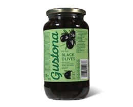 Crne masline bez koštice Gustona 880g