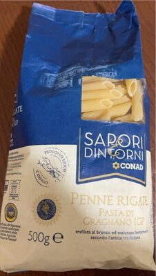 TESTENINA CONAD SAPORI DINTORNIPENNE RIGATE 500G