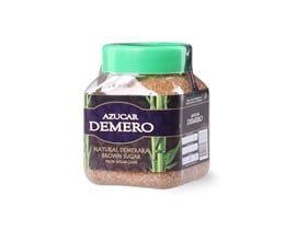 Secer smedji Demerara u staklenoj teglici 0400 Demero