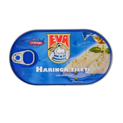 HARINGA FILETI U BILJNOM ULJU EVA 170G