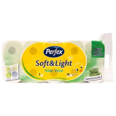 Perfex Soft&Light 10/1 Aloe Vera 3Sl Toalet Papir