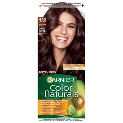 Farba GARNIER color nat 4.15 Ledeni tamni mahogani 3