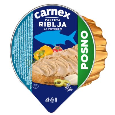 PASTETA RIBLJA POVRCE CARNEX 75G CARNEX