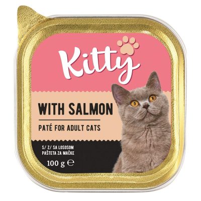 PAŠTETA ZA MAČKE LOSOS 100G KITTY