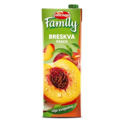 VOĆNI NEKTAR NECTAR FAMILY BRESKVA 1,5L BRIK