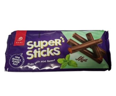 Bar Super Sticks Menta 200 g Bomi