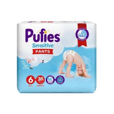 PUFIES SENS.PANTS EXTRA LARGE 38 PCS (16+KG)