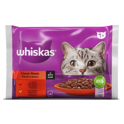 HRANA ZA MAČKE IZABRANI OBROCI WHISKAS 4X85G