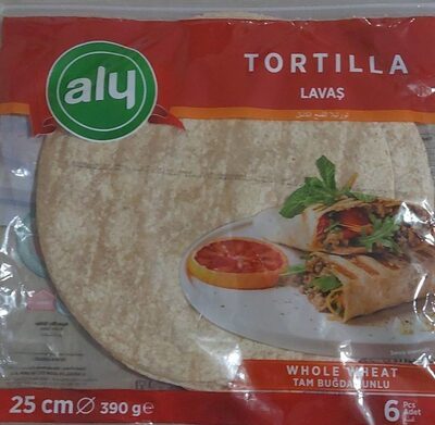 ALY TORTILJA 25CM 390gr CELO ZRNO PSENICE NEW