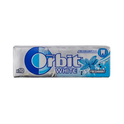 ŽVAKE WHITE FRESHMINT ORBIT 14G