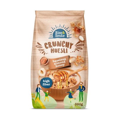 MUSLI CRUNCHY ORAŠ MED 350G RISE&SM