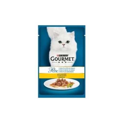 HRANA ZA MACKE GOURMET FILETI U SOSU SA PILE.85G