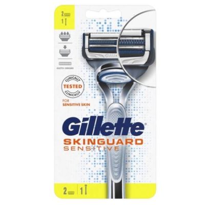 Brijač Muški Skinguard Sensitive Gillette 1+2