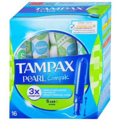 Tampax compak pearl super 16 T&H