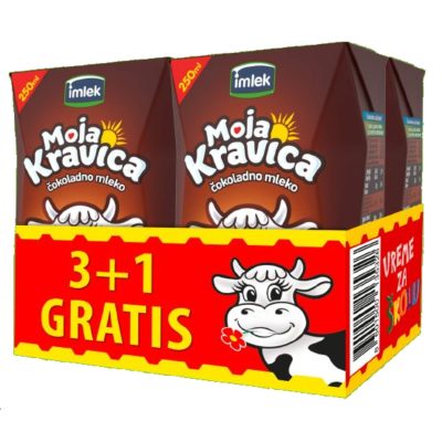 Mleko Čokoladno Imlek 3x250 Ml+250 ml Gratis