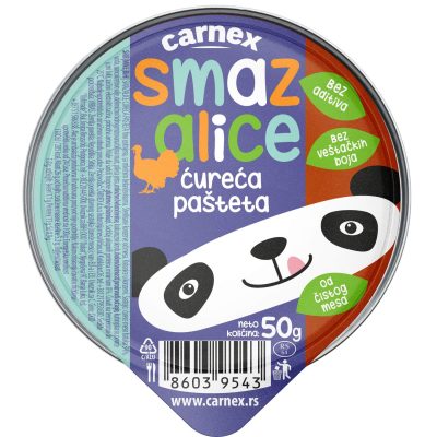 PAŠTETA ĆUREĆA SMAZALICA CARNEX 50G