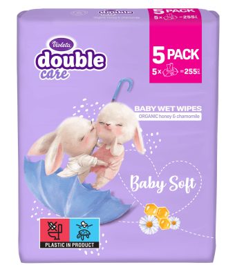 VLAŽNE MARAMICE BABY SOFT VIOLETA 5X51