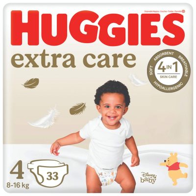 PELENE HUGGIES ELITE SOFT 4 JUMBO 8-14KG 33/1