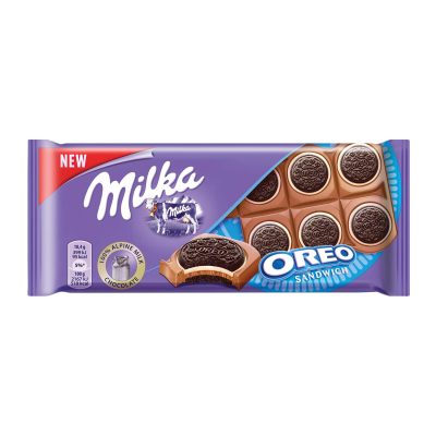 ČOKOLADA MLEČNA OREO SANDWICH MILKA 92G