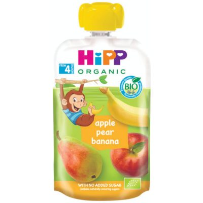 VOĆNI DEZERT JABUKA+KRUŠKA+BANANA ORG.HIPP 100G