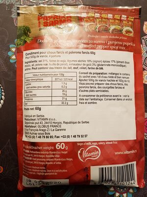 Zacin za sarmu i punjenu papriku 60g Horgos