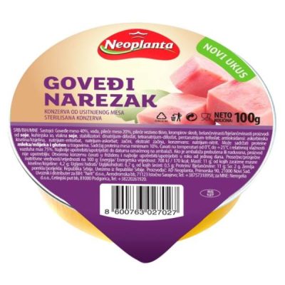 Mesni Narezak Goveđi Neoplanta 100 g