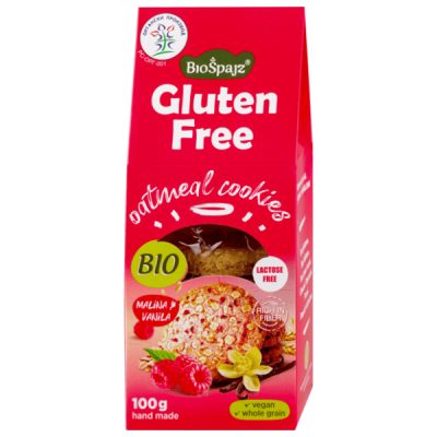 BioŠpajz ovseni keks malina i vanil.100g