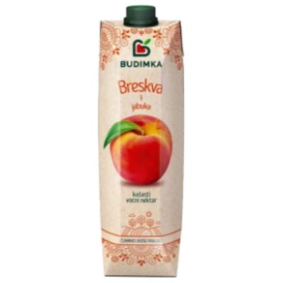 Voćni Nektar Budimka Breskva 1 l Brik