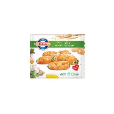 PITA MINI SIR I SPANAĆ 600G BELLA