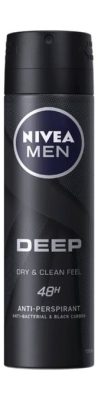 Deo Sprej Nivea Deep Dry&Clean Feel Men 150 ml