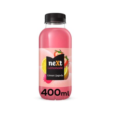 VOĆNI NAPITAK LEMONADE LIMUN JAGODA 0,4L PET
