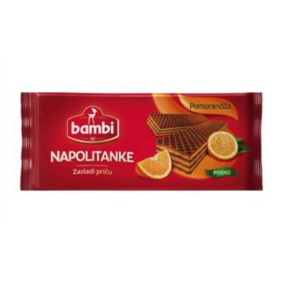 BAMBI NAPOLITANKE POMORANDZA 185 G