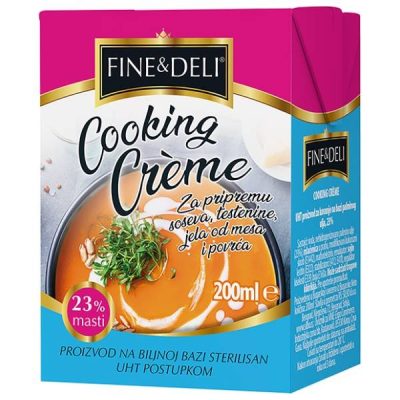 Cooking krem 23%mm 0.2l#24*Silbo*za kuv.