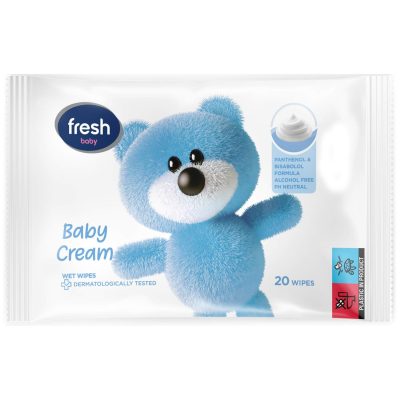 VLAŽNE MARAMICE BABY CREAM FRESH 20/1