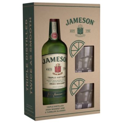 VISKI JAMESON 0.7L + 2 ČAŠE